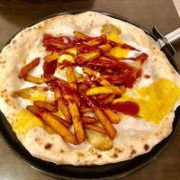 BBQ pizza   at Utopia in Nice