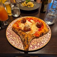 Cornucopia pizza and gnocchi at Utopia in Nice