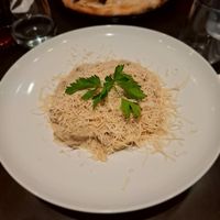 🍄‍🟫 Tagliatelles aux cèpes, sous du parmesan râpé. Un délice 🤤 at Utopia in Nice