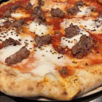 This pizza had great crust and sauce. They were out of the pepperoni so they used beyond meat, which I didn’t love.   at Utopia in Nice