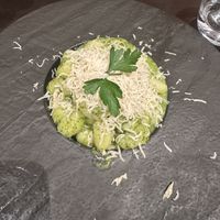 Basil pesto gnocchi   at Utopia in Nice