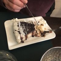 Chocolat banane cheese cake.  at Utopia in Nice