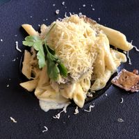 Vegan carbonara  at Utopia in Nice