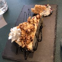 their peanut butter cheesecake😋 absolutely divine!!!  at Utopia in Nice