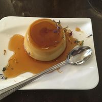 Creme caramel at Utopia in Nice