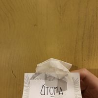 takeaway chocolate they were kind enough to give us!  at Utopia in Nice