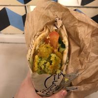 Falafel Wrap  at Greek and Shop in Madrid