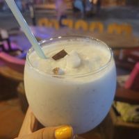 limonada de coco without milk, a bit too much ice at La Morena in Taganga