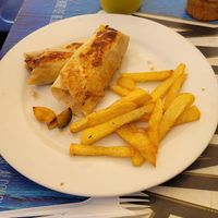 Wrap vegetariano at La Morena in Taganga