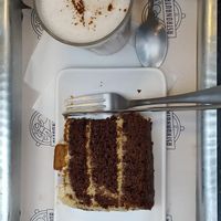 Bebida: Julia / Doce: bolo de chocolate com ganache de paçoca at Astronauta in Sao Paulo