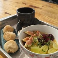 Pães de polvilho, café coado e marinada de frutas at Astronauta in Sao Paulo