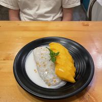 Mango sticky rice at D E Thai Kitchen in Las Vegas
