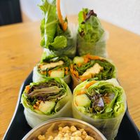 Fresh Spring Rolls with tofu   at D E Thai Kitchen in Las Vegas