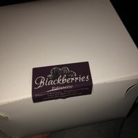 Box at Blackberries Pattisserie in Houghton-le-spring