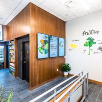 Mural from local artist! at Fruitive - Conn Ave in Washington