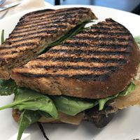Avocado portobello sandwich- vegan and gluten free at Fruitive - Conn Ave in Washington