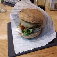 Vegan House burger at H Burger in Gran Canaria