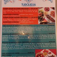 Menu 1 at Turquesa Comida Arabe in Bonito