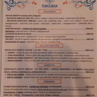 Menu 3 at Turquesa Comida Arabe in Bonito