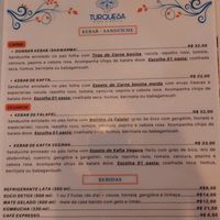 Menu 4 at Turquesa Comida Arabe in Bonito