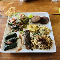 Vegan Arab combo  at Turquesa Comida Arabe in Bonito
