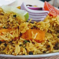 Vegetable biryani at Pardesi Vaishno Dhaba in Dandenong