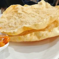 Papadums at Pardesi Vaishno Dhaba in Dandenong