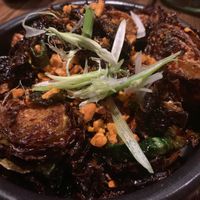 Brussels sprouts at Decadent Ales + Hapa in Mamaroneck