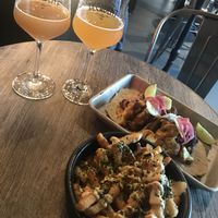 Cotton candy and s’mores IPA with vegan furikake fries and cauliflower tacos at Decadent Ales + Hapa in Mamaroneck