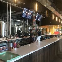 The bar at Decadent Ales + Hapa in Mamaroneck