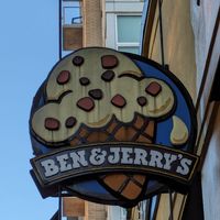 sign at Ben & Jerry's in Portland