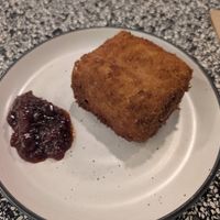 Fried Mac and cheese with chili jam at Let Them Eat - Glenside in Adelaide