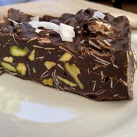 Rocky Road was reportedly tasty although could’ve done with half the size  at Paper Moon in Annerley