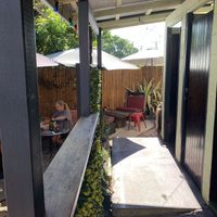 Outside at Paper Moon in Annerley