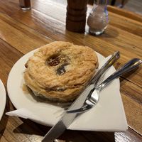 Balsamic mushroom pie - very nice   at Paper Moon in Annerley