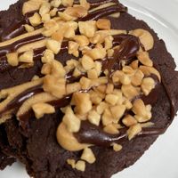 Snickers pie, so decadent!   at Paper Moon in Annerley