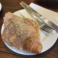 Pistachio croissant  at Paper Moon in Annerley
