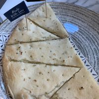 Glutenfree garlic flatbread  at Bella Italia in York