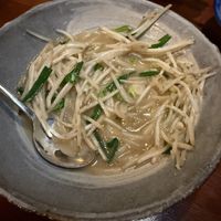 Sprout, chives, garlic 🤤🤤  at Shimabukuro in Naha