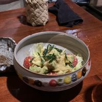 Avocado salad  at Shimabukuro in Naha