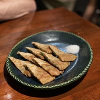 Spring onion crepe (ask for no tuna flakes)  at Shimabukuro in Naha