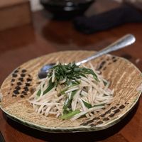 Bean sprout stirfry   at Shimabukuro in Naha