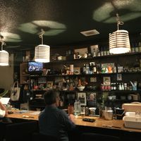 The bar at Shimabukuro in Naha