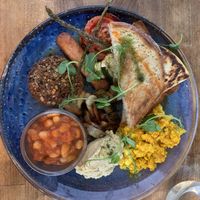 Vegan breakfast at Ocho in Glasgow