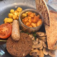 Vegan breakfastt  at Ocho in Glasgow