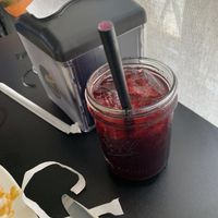 Hibiscus water at El Punto Vegano in Catano