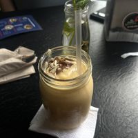 Pina mango and papaya smoothie   at El Punto Vegano in Catano