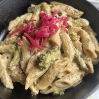 Pasta dish  at El Punto Vegano in Catano