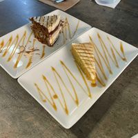 Carrot cake and lemon cake   at El Punto Vegano in Catano