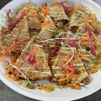 Incredible quesadillas  at El Punto Vegano in Catano
